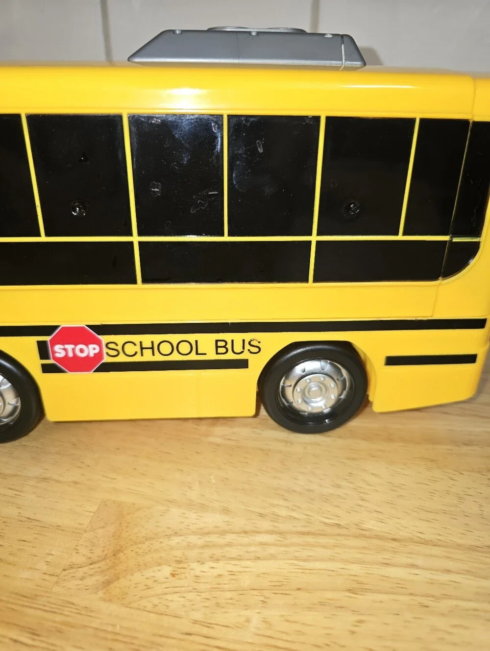 Kids Yellow School Bus Toy - Kids Play Vehicle